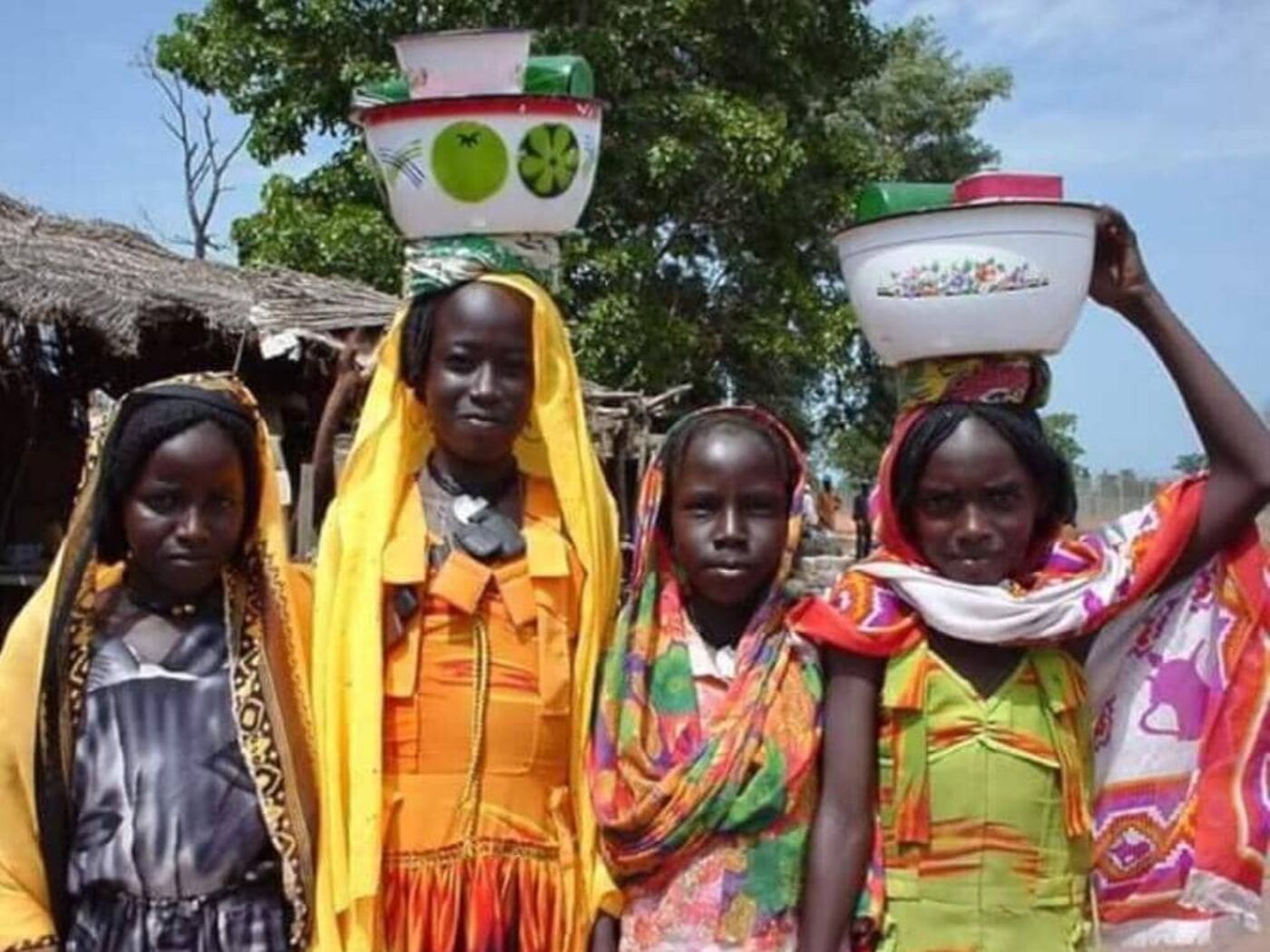 Children of the Mbororo community in northern Cameroon, photographed during a TIP-supported visit.