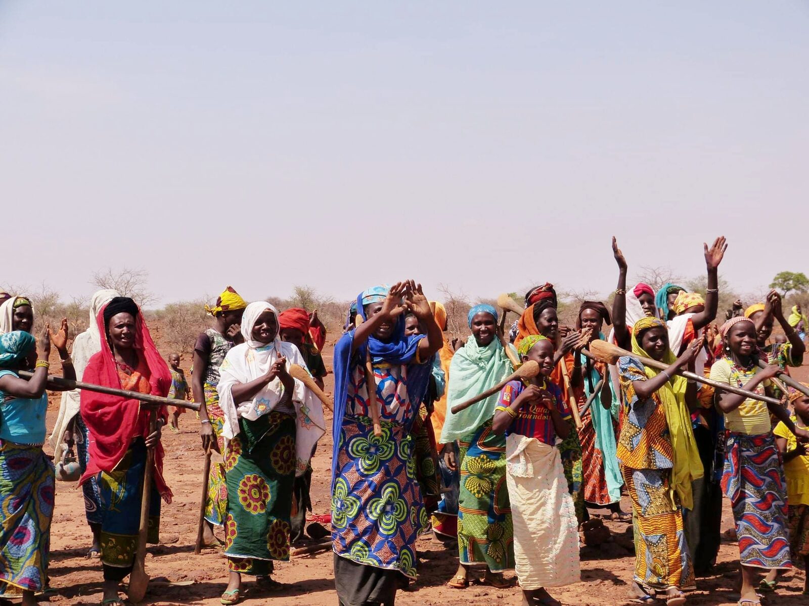 Women from a community affected by descent-based discrimination.